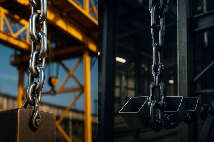تفاوت زنجیر حلقوی با زنجیر الواتور | کدام برای صنعت ما مناسب است؟